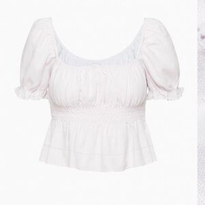 Sunday Best Janis BLUE Puff Sleeve Top